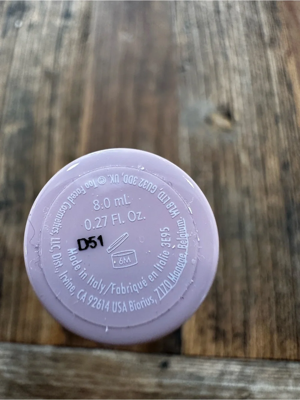 Too Faced Mascara Tube in Light Pink with Butterfly Accents